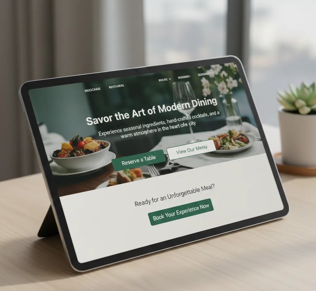 Simple Website Button Representing a Clear Call to Action