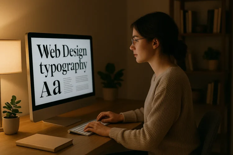 modern web design typography