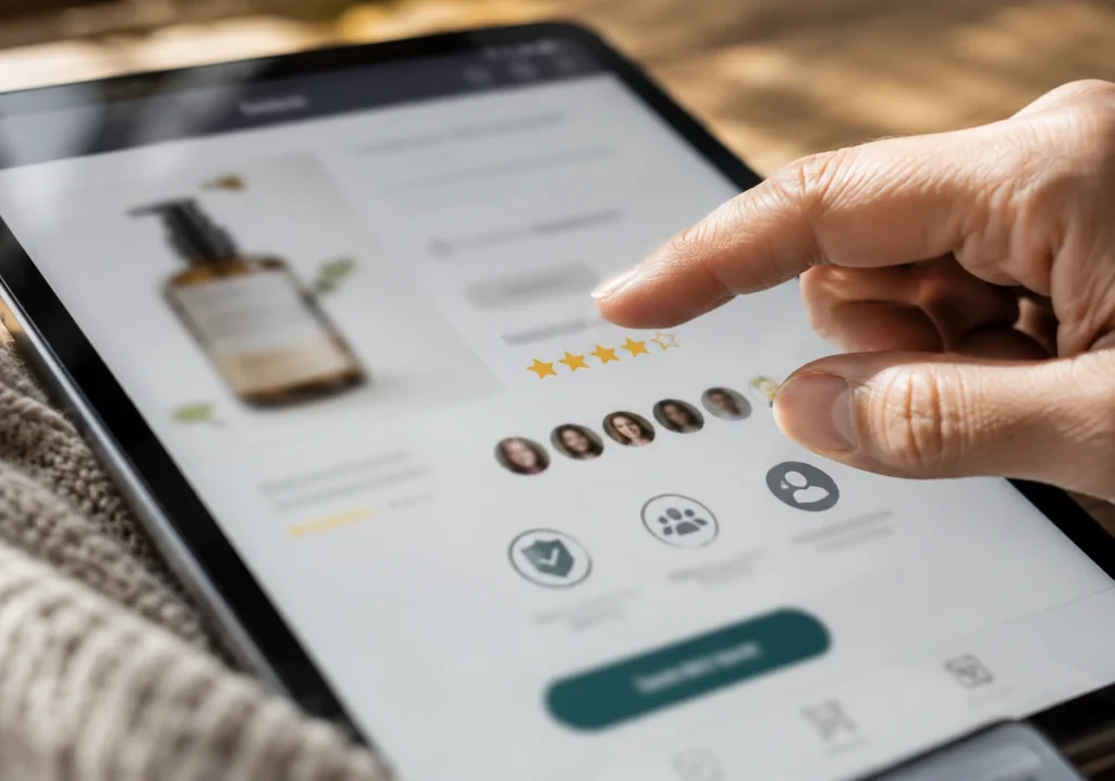 Social Proof Influences Decision-Making in Behaviour Based Web Design